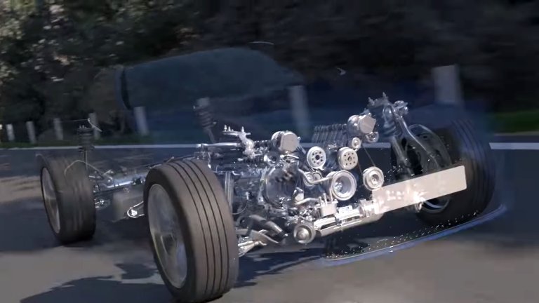Toyota V8 animation