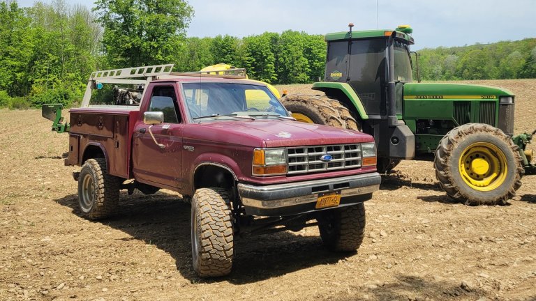 John Deere engine-swapped Ford Ranger